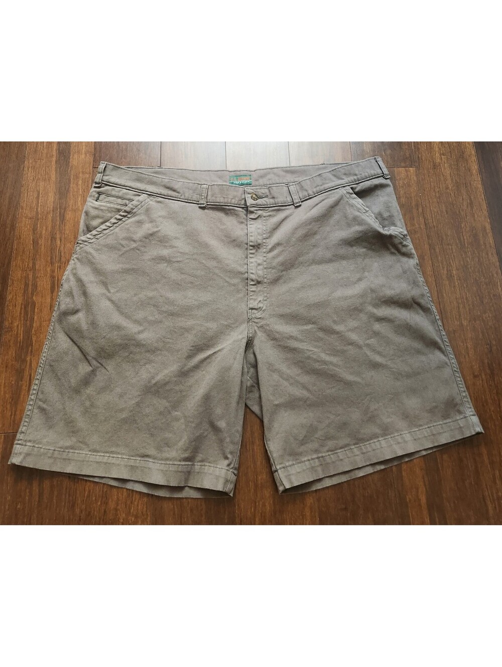 Mens vintage cotton blend R.G. Browns khaki shorts size 44 outdoors hiking norm